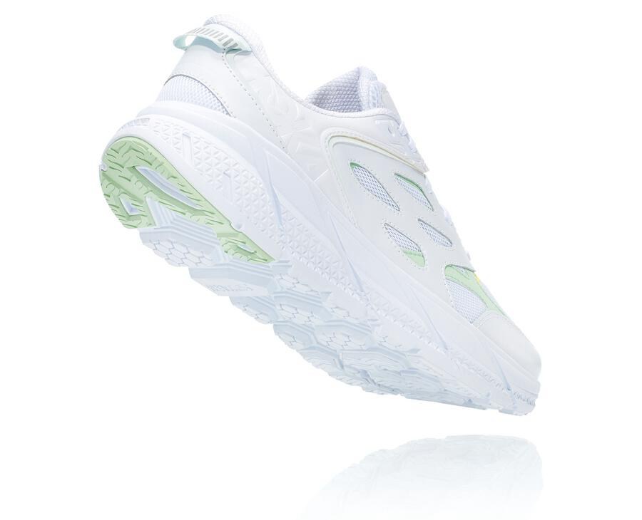 Chaussure Running Hoka One One Clifton L Femme - Blanche - REX-524019